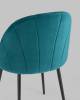 Набор из 2 стульев Stool Group Логан AV 413-Ciz-08 X2 изумрудный, велюр фото 7