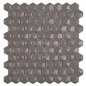 Мозаика Vidrepur Hex Nordic № 926 D Бежевый (на сетке) 30.7x31.7