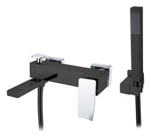 Смеситель для ванны Boheme Q 143-BCR.2 Blackchrome.2
