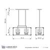 Подвесная люстра Lumina Deco Waldorf LDP 1140-8 BK+MD фото 2