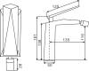 Смеситель для биде Boheme Venturo 376-SGM shine gun metall фото 2