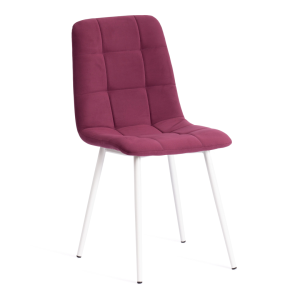 Стул Tetchair Chilly Max 19942 тёмная фуксия/белый 45x54x90