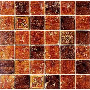 Мозаика Skalini Mixes CTL-3B Коричневая (4.8x4.8) 30.5x30.5 (распродажа)