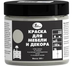Краска для мебели и декора Новбытхим льняной 0.5 кг