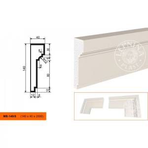 Молдинг LepninaPlast МВ-140/5 200x4x14
