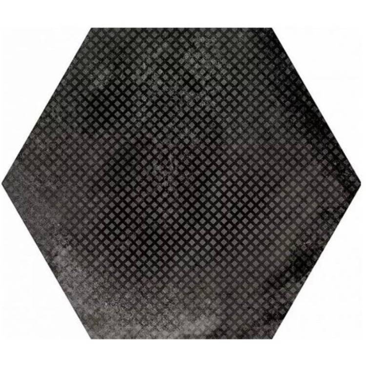 Керамогранит Equipe Urban 23604 Hexagon Melange Dark 25.4x29.2
