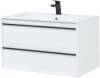Мебель для ванной Aquanet Lino 90 белый матовый фото 4