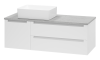 Тумба с раковиной Brevita Карго УТ000024163 белая, 120 см