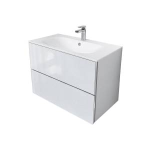 Тумба с раковиной Terminus Vega VEG10802900301OSL белый, 80x62