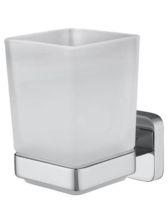 Стакан Wonzon & Woghand WW-6621 с держателем, хром