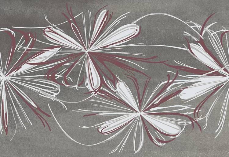 Декор Azori Sonnet 587902001 Grey Flower 20.1x50.5