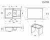Мойка кухонная Granula Estetica ES-7808 арктик фото 5