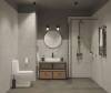 Плинтус Kerranova The Bronx K-582/MR/p01 Grey 7.6x60x10 фото 4