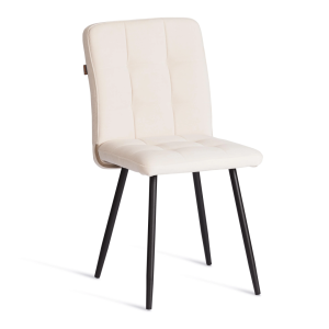 Стул Tetchair Medeo LT 24811 молочный, черный, велюр