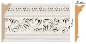 Плинтус потолочный DECOMASTER D214-60 240x3.8x15