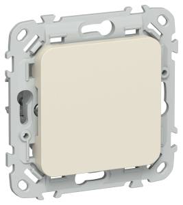 Заглушка с суппортом IEK Flite FI-PL10-K86 сливочный