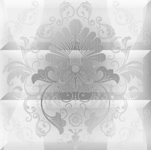 Панно Absolut Keramika Vintage Composicion Ornamental Blanco 45x45