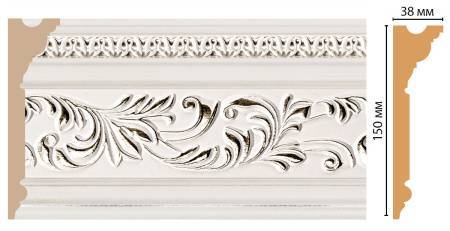 Плинтус потолочный DECOMASTER D214-60 240x3.8x15