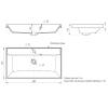 Раковина Uperwood Classic Quartz 291030008 черная матовая, уголь, 80x45 фото 8