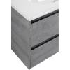 Тумба под раковину Belbagno Kraft KRAFT-800-2C-SO-CG 80x46x50 Cemento Grigio подвесная с двумя выкатными ящиками фото 8