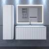 Тумба с раковиной Uperwood Next Premium 3930205172 подвесная, 1 ящик, белая, 100 см фото 3