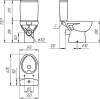 Унитаз-компакт Cersanit Parva Clean On KO-PA011-3/6-COn-DL с микролифтом фото 7