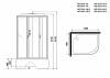 Душевая кабина Niagara Classic NG-2510-14LG (1200x800x2150) с высоким поддоном (40см) фото 17