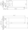 Смеситель для ванны с душем Haiba HB22801 фото 2