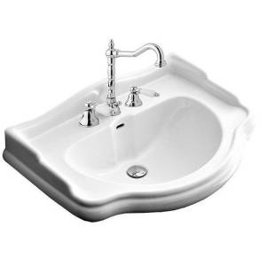 Раковина Kerasan Retro 104601*3 накладная, белый