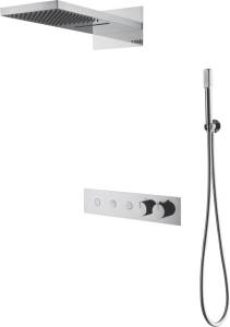 Душевой комплект Boheme Fusion 131-CR С ВНУТРЕННЕЙ ЧАСТЬЮ Chrome