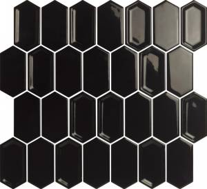 Мозаика LeeDo Candylike Crayon Black Glos (3.8x7.6) 27.8x30.4