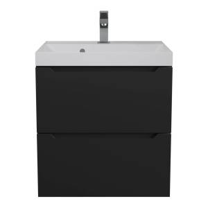 Тумба с раковиной Uperwood Tanos New подвесная, черная, 50 см Тумба с раковиной Uperwood Tanos New подвесная, черная, 50 см