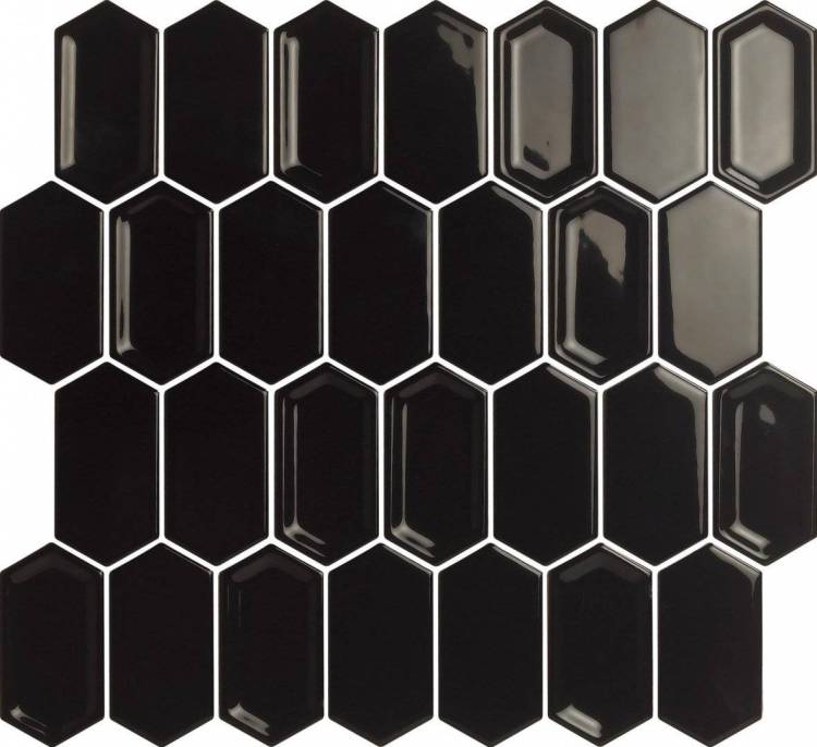 Мозаика LeeDo Candylike Crayon Black Glos (3.8x7.6) 27.8x30.4