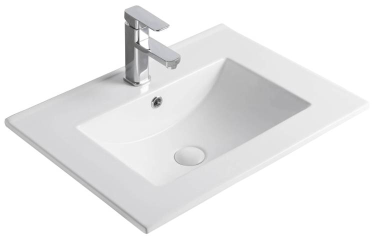 Раковина Gid Integrado 9060e 71101 белая, 61x46.5x17