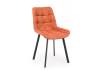 Стул на металлокаркасе Notta Челси П 632519 Терракотовый (zd 432) / черный