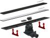 Душевой лоток Pestan Confluo Frameless Line 650 black glass фото 6
