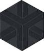 Декор Kerama Marazzi Агуста OS\B241\63001 черный 6x5.2 фото 2