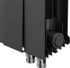 Радиатор биметаллический Royal Thermo Piano Forte 500 VDR noir sable, 6 секций, черный фото 3