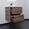 Тумба с раковиной Comforty Селенга-60 00-00021874 дуб темно-коричневый фото 5