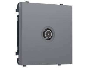 Комплект механизма TV розетки оконечной Ambrella Volt Sigma MS873005 платиново-серый мягкое касание