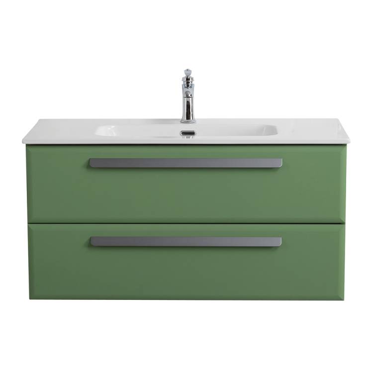 Тумба под раковину Cezares ECO-CER-N-1000-2C-SO-PS-P Фисташковый софт, 100x45.7x50