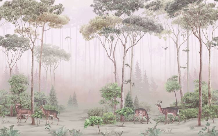 Фреска Ortograf Aurora 34121 Forest melody Флора FLN