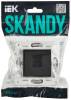 Розетка компьютерная RJ45 IEK Skandy SK-K10-2-K48 титан фото 2