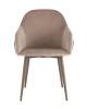 Стул Stool Group Новел New LV-110-H61/H74K-02-7006(P) серо-коричневый ножки бежево-серые фото 2