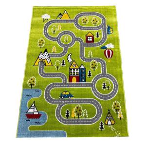 Ковер Play Rugs D946A Green/Cream 0.8x1.5 м