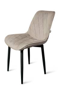 Стул Арника Оскар 00-00273264 черный матовый Томми 08 серый