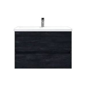 Тумба с раковиной Art&Max Family-M Family-M-750-2C-SO-HC подвесная, hard coal