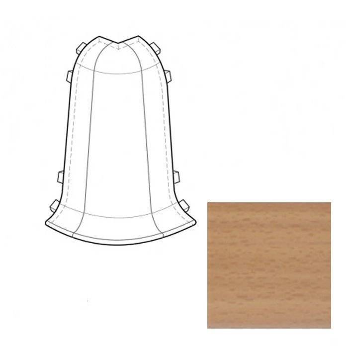 Наружный (внешний) угол LinePlast Тёмный Бук L025 58 мм