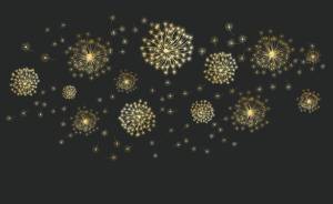 3D Фотообои Artegrafico «Летящие одуванчики на чёрном» PL-038 акварель