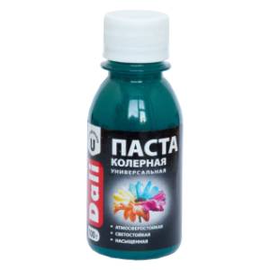Паста колерная универсальная атмосферостойкая светостойкая насыщенная Dali бирюзовый 0.1 кг